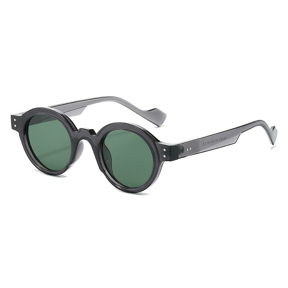 Fashionable Round Frame Sunglasses Bowlift