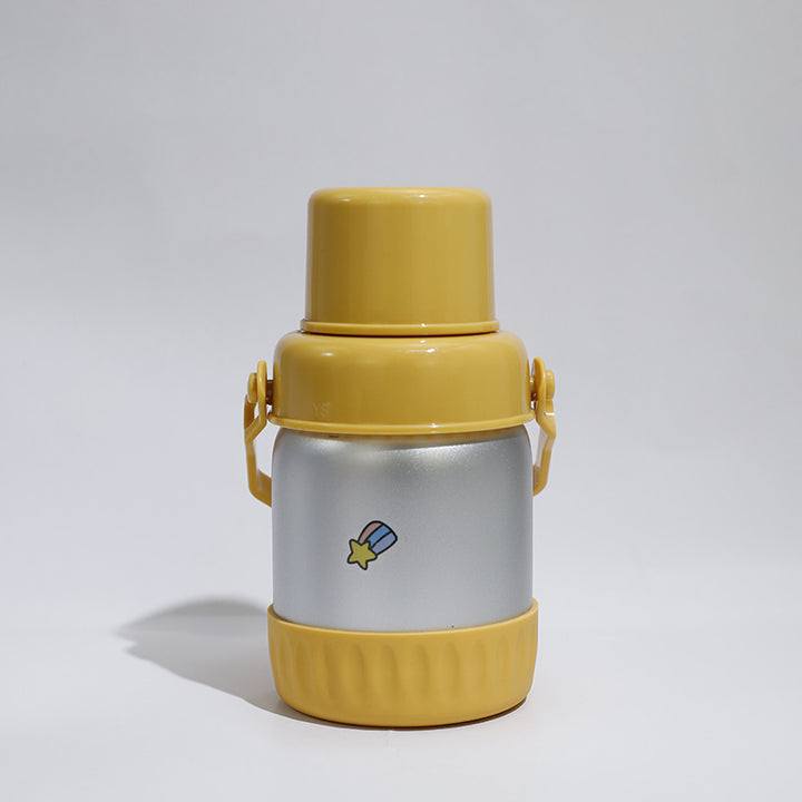 Women insulated thermos bottle with colorful muffin motif Bowlift