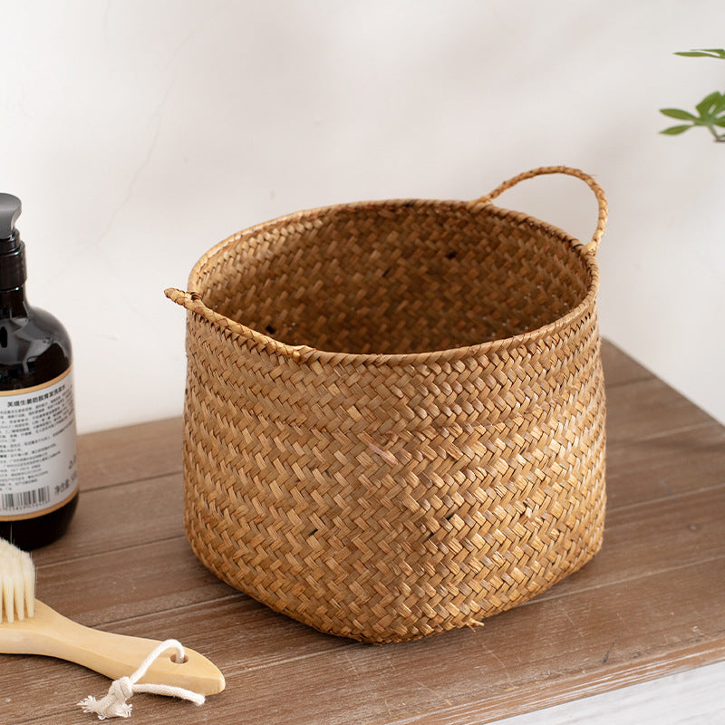 Unisex Stylish Storage Baskets made of Handwoven Natural Material Bowlift