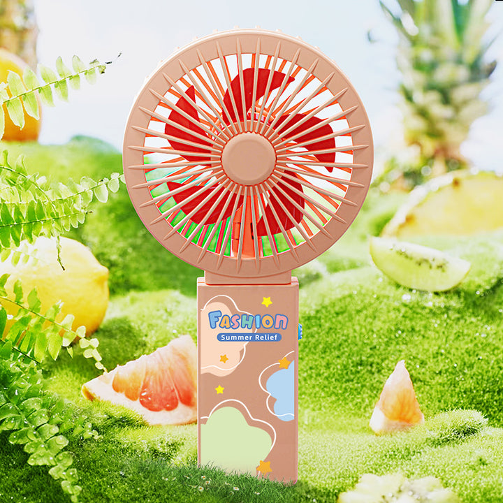 Ladies Portable Handheld Fan with Innovative Design Bowlift