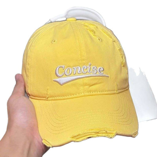 Women's Distressed Casual Cotton Cap Bowlift