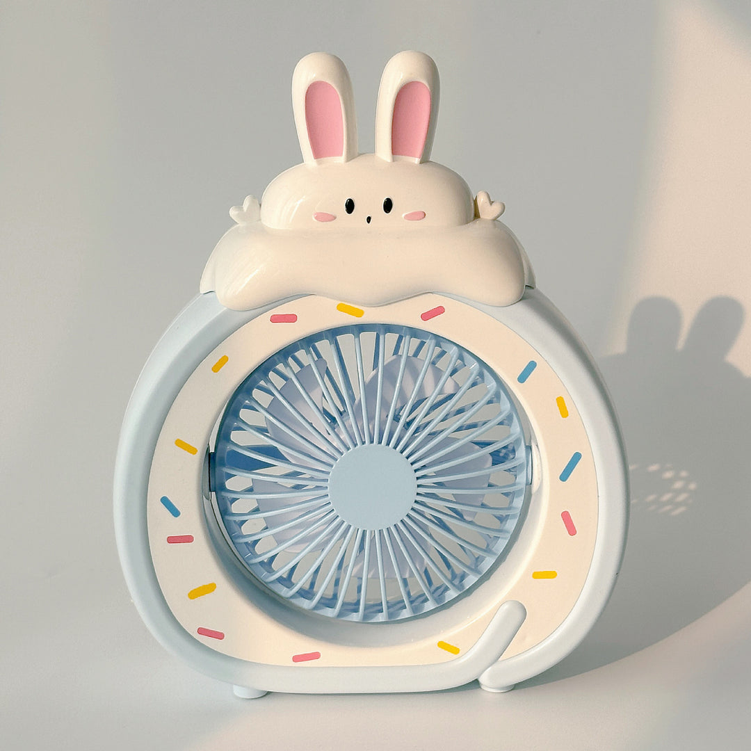 Ladies Portable Mini Fan with Cute Animal Design Bowlift