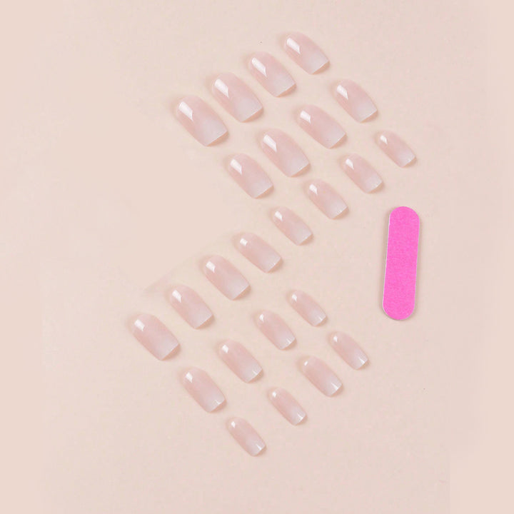 Elegant Press-On Gel Nail Enhancements Bowlift