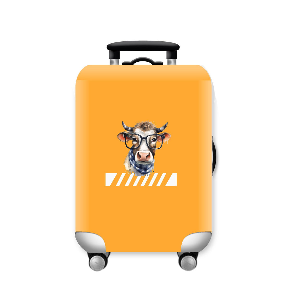 Unisex hard-shell suitcase with funny giraffe design Bowlift