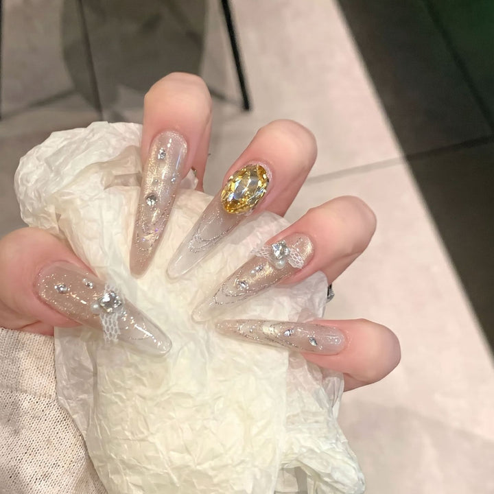 Luxury Decorative Nail Art Bowlift