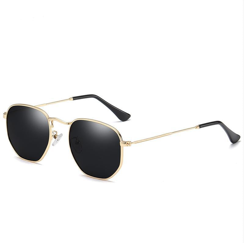 Women's fashionable geometric sunglasses with sturdy metal frame Bowlift