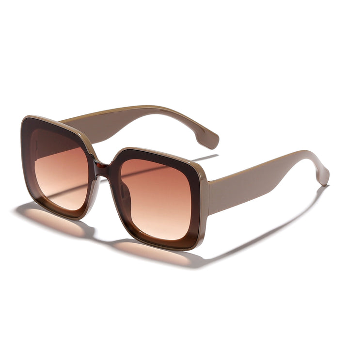 Women's square sunglasses with innovative transparent frame design Bowlift