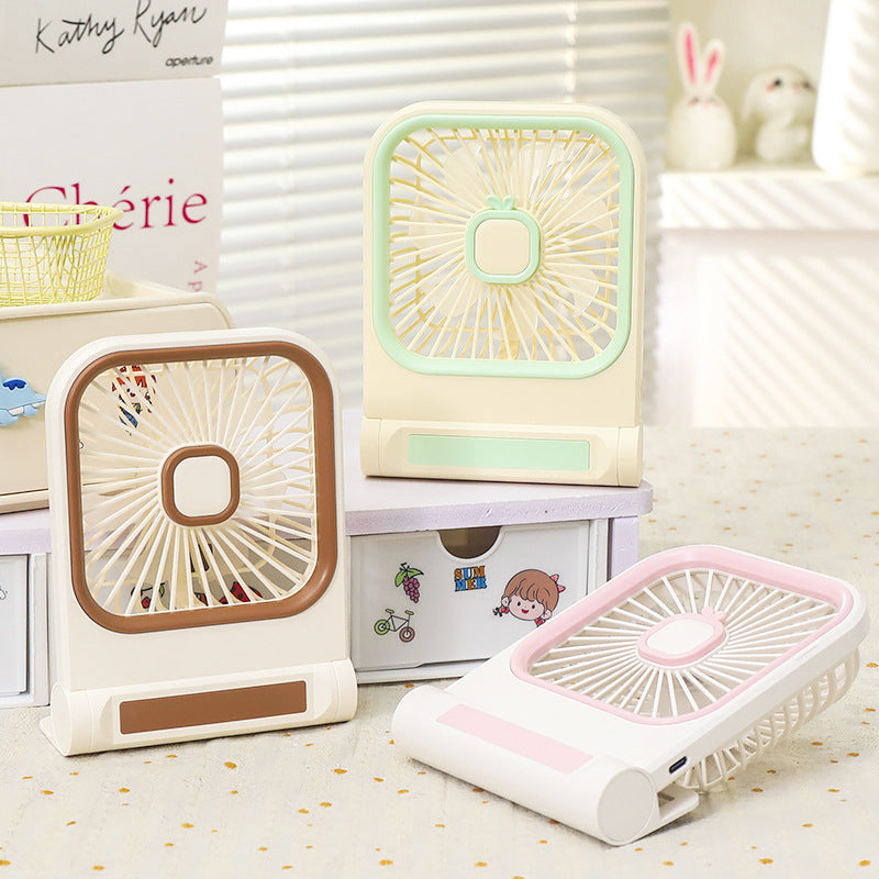 Ladies Portable Table Fan with Cat Design Bowlift