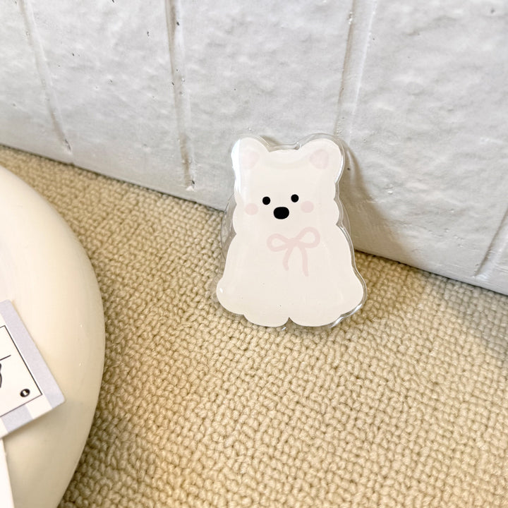 Cute animal motif refrigerator magnet Bowlift