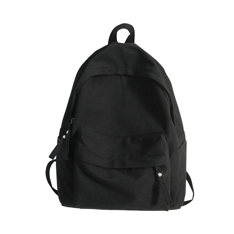 Casual Backpack with Plush Keychain Bowlift