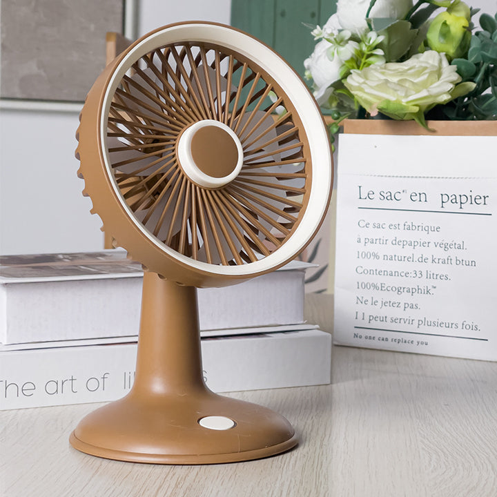 Unisex Portable Table Fan with Flexible Tilt Mechanism Bowlift
