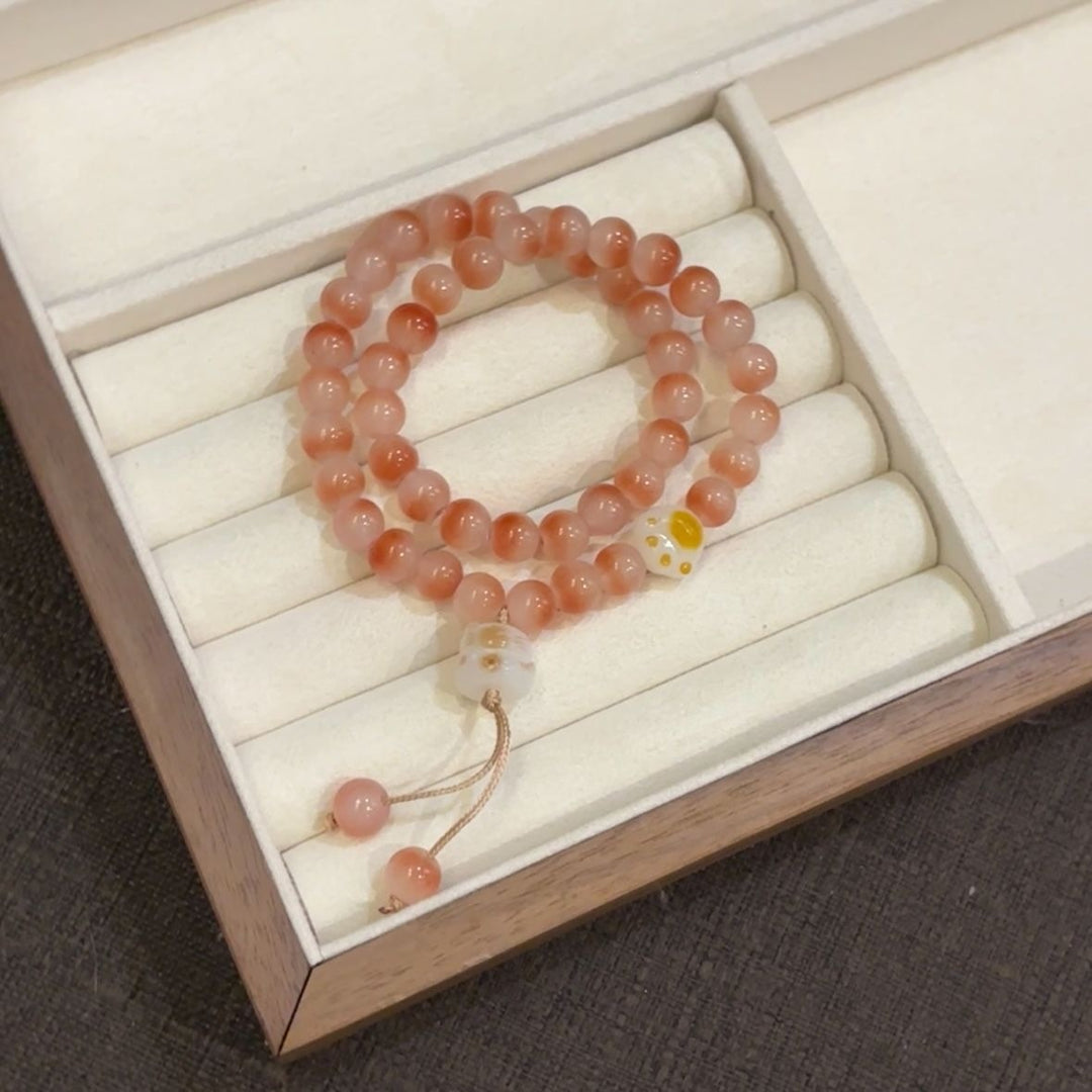 Friendship bracelet made of semi-precious stones Bowlift