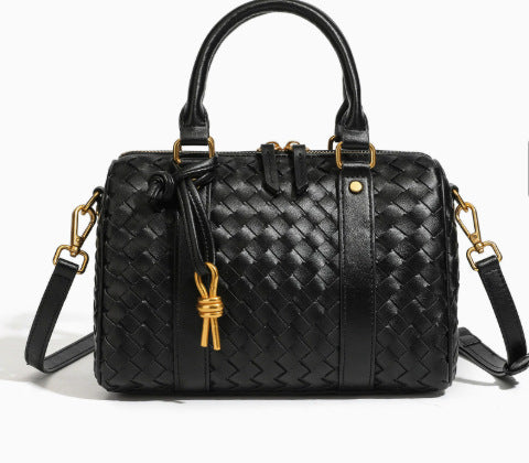 Elegant Braided Handbag Bowlift