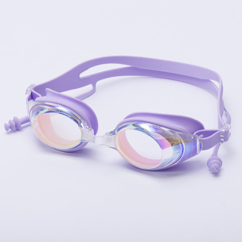 Children's Colorful Hydrodynamic Swim Goggles Bowlift