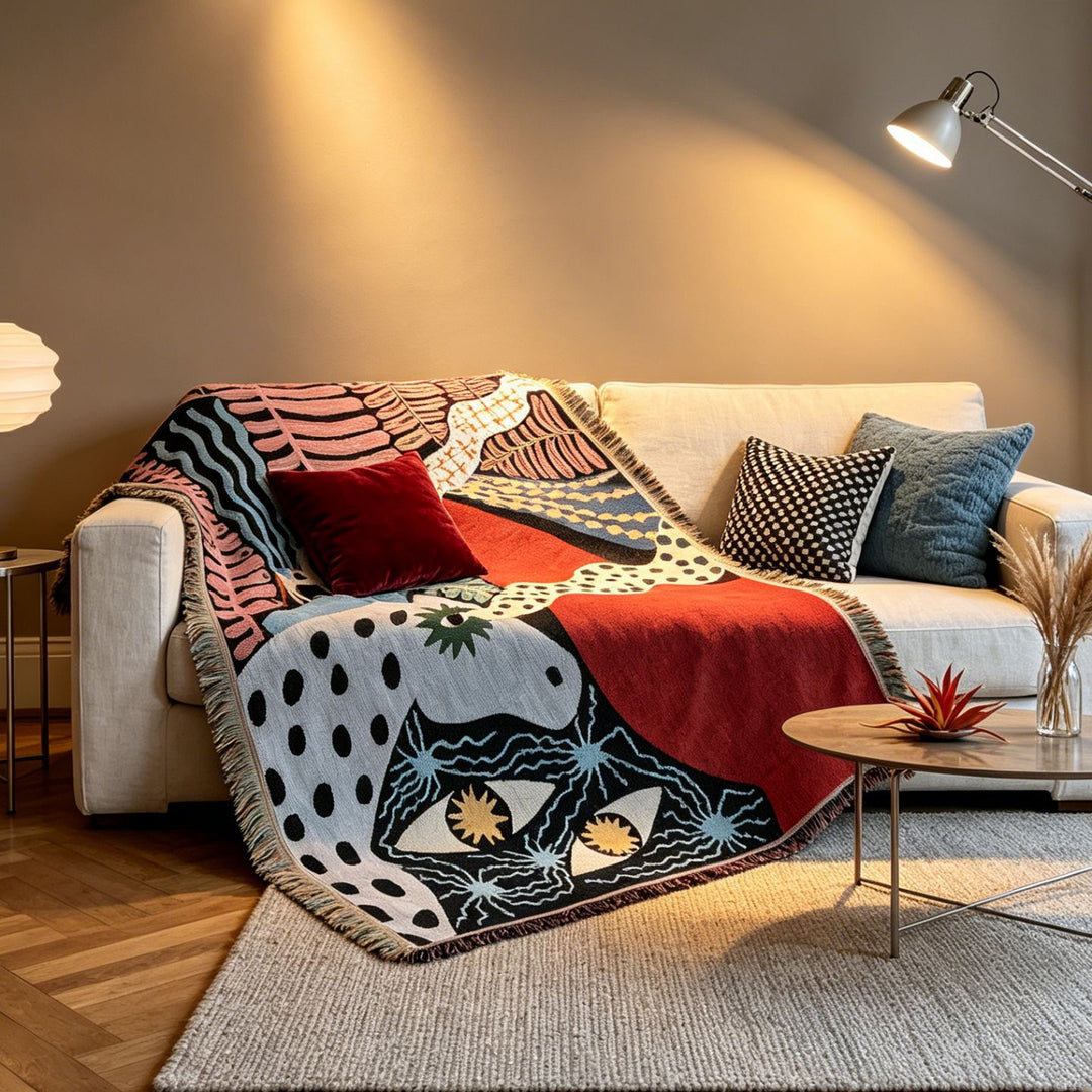 Artistic Tapestry Throw Blanket
