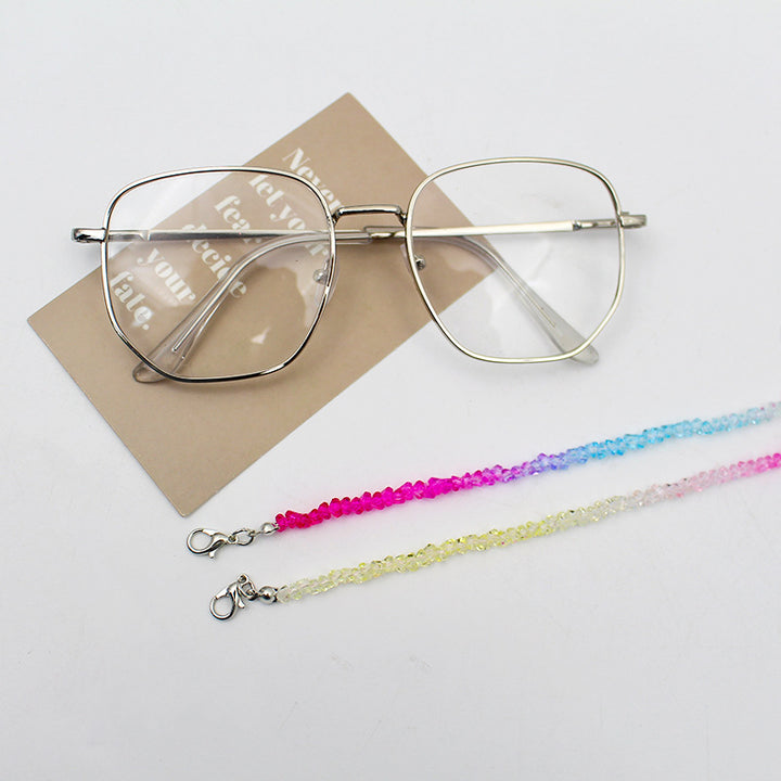 Elegant Crystal Beaded Eyewear Chain Bowlift