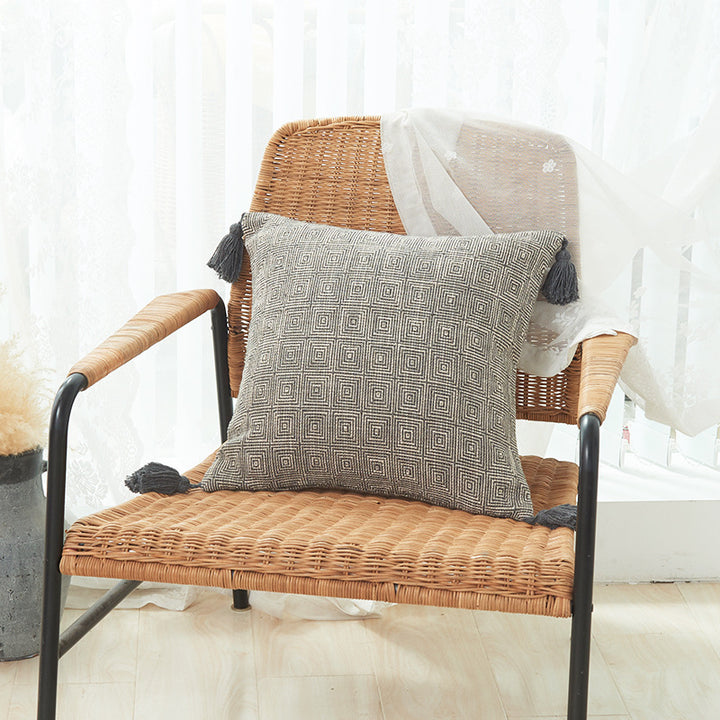Decorative Tassel Throw Pillow