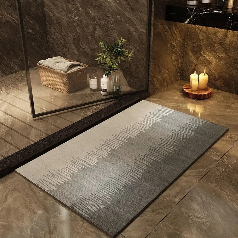 Modern Geometric Bath Mat Bowlift