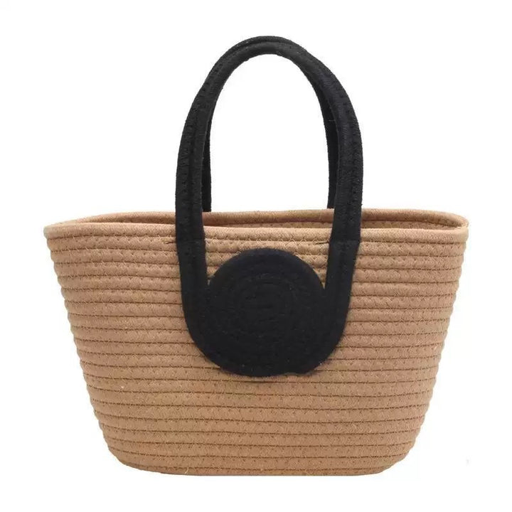 Handmade basket bag with innovative handle Bowlift