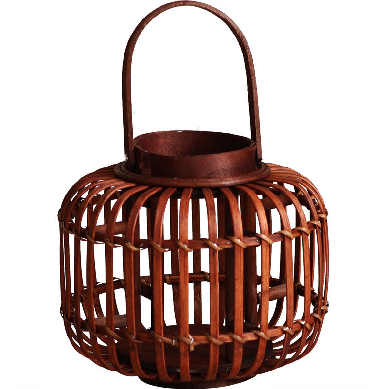 Elegant lantern made of braided material Bowlift