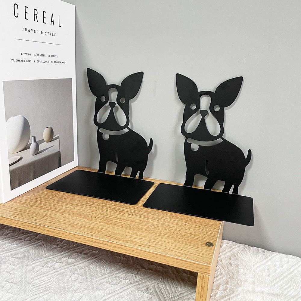 Decorative Dog-Shaped Bookends