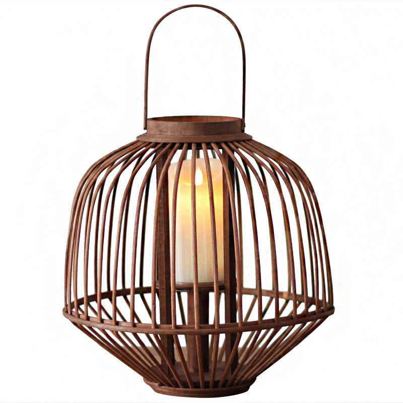 Decorative Rattan Lantern Bowlift
