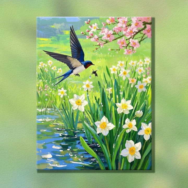 Nature-Inspired Decorative Canvas Art Bowlift