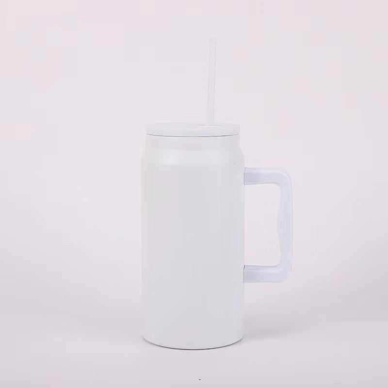 Women's Insulated Drinking Cup with Handle and Straw Bowlift