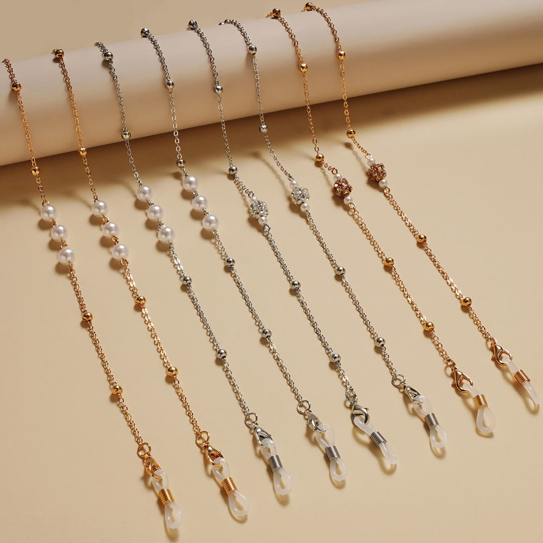 Elegant Pearl Eyewear Chain Bowlift