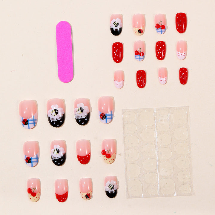 Decorative 3D Fruit and Insect Nail Art Set Bowlift