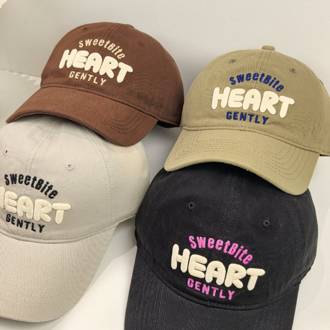 Women's Playful Embroidered Message Cap Bowlift