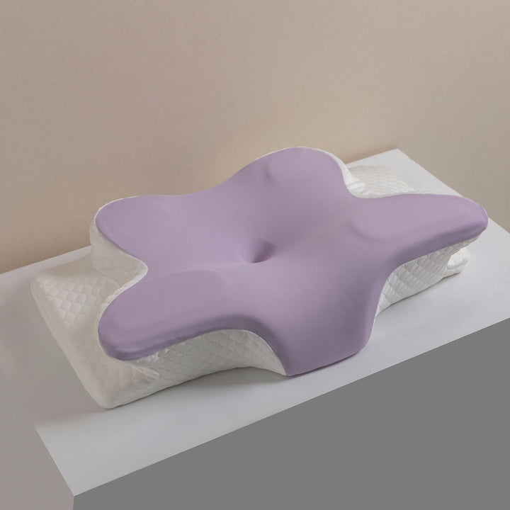 Ergonomic pillow with contoured design for optimal sleep Bowlift