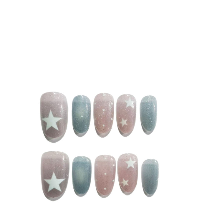 Celestial Star Nail Art Design Bowlift