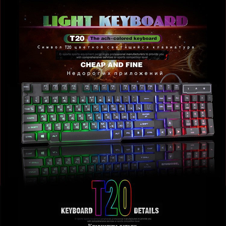 Rgb Illuminated Gaming Keyboard Bowlift