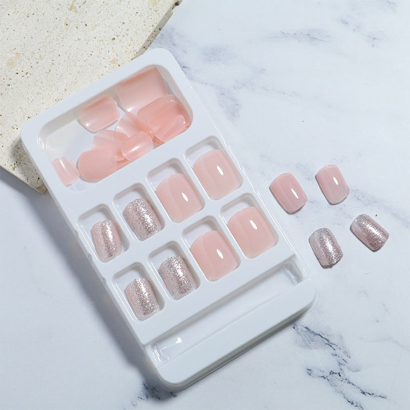 Premium Glossy Press-On Nail Set Bowlift