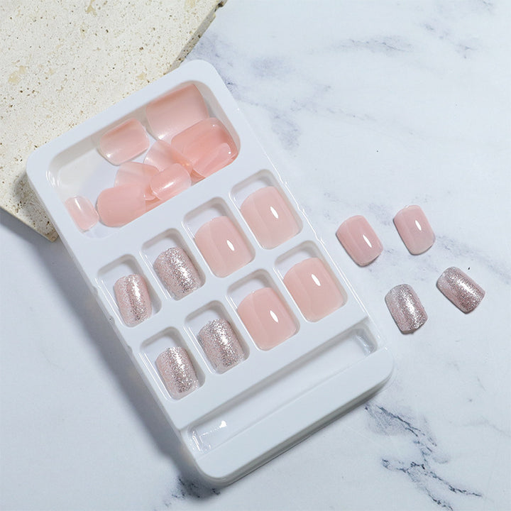 Premium Glossy Press-On Nail Set Bowlift