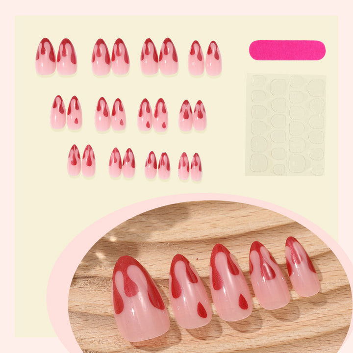Artificial Nail Set with Modern Accents Bowlift
