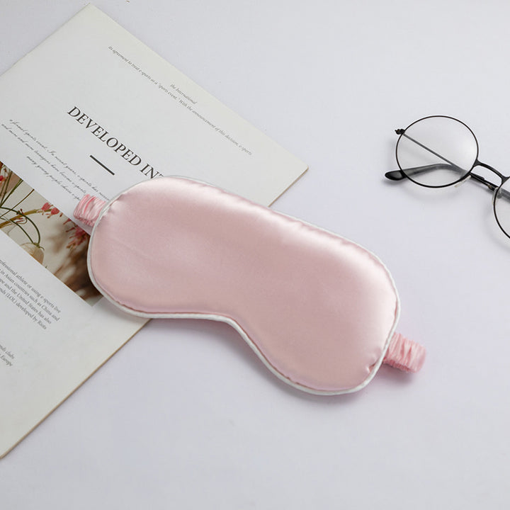 Unisex nan luxurious satin sleep mask with adjustable elastic band and soft padding Bowlift