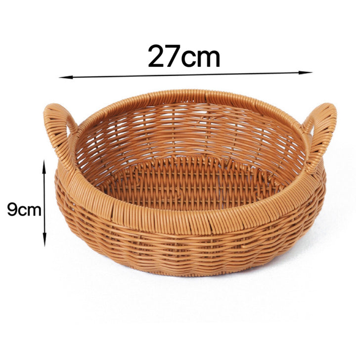 Unisex Woven Storage Basket with Handles Bowlift