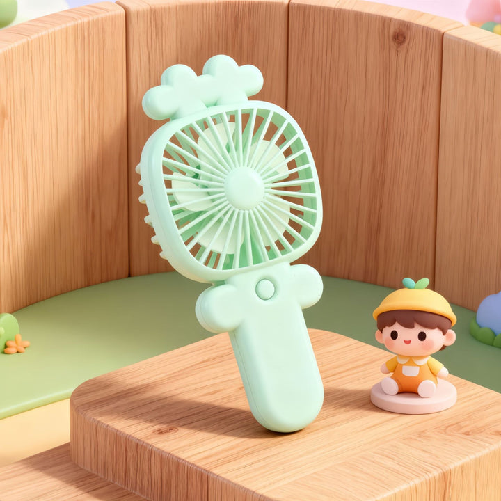 Ladies portable handheld fan in playful design Bowlift