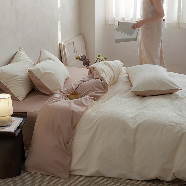 Soft Touch Reversible Duvet Cover Set