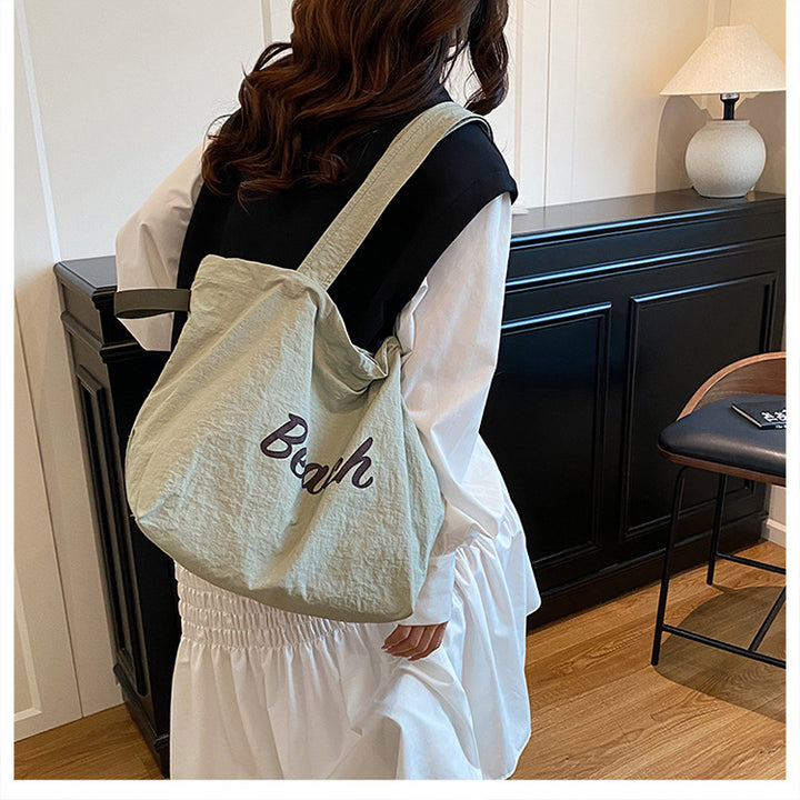 Spacious Canvas Tote Bag Bowlift