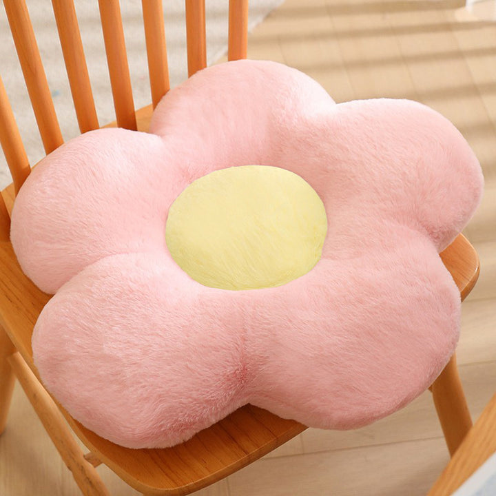 Plush seat cushion in flower shape Bowlift