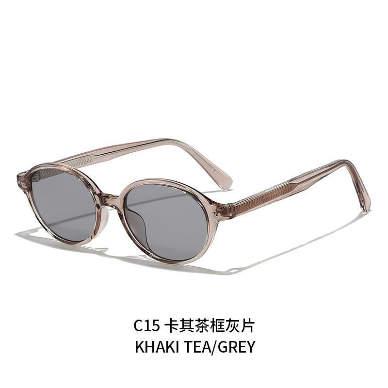 Women's round sunglasses with modern, stylish frame Bowlift