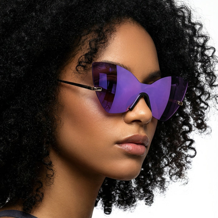 Women's extravagant Cat-Eye sunglasses with high-quality metal frame Bowlift