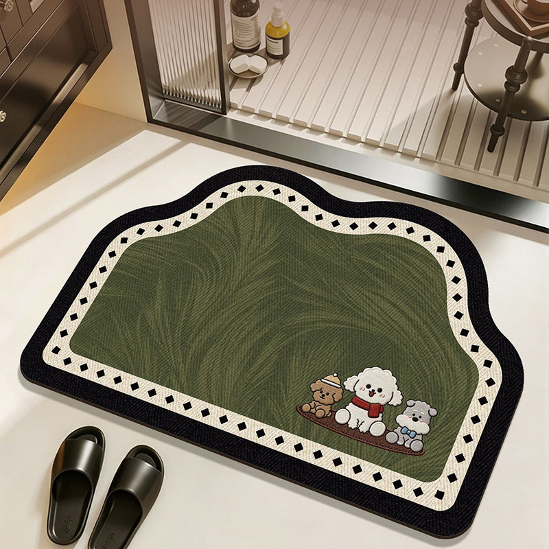 Cat-Themed Decorative Bath Mat