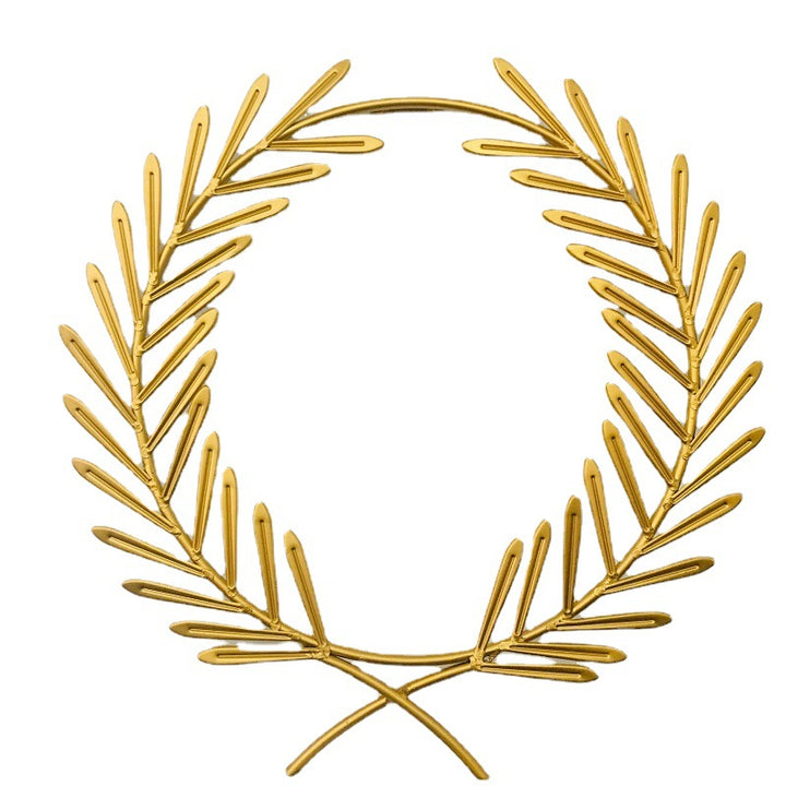 Decorative Metal Wreath for Wall Art Bowlift