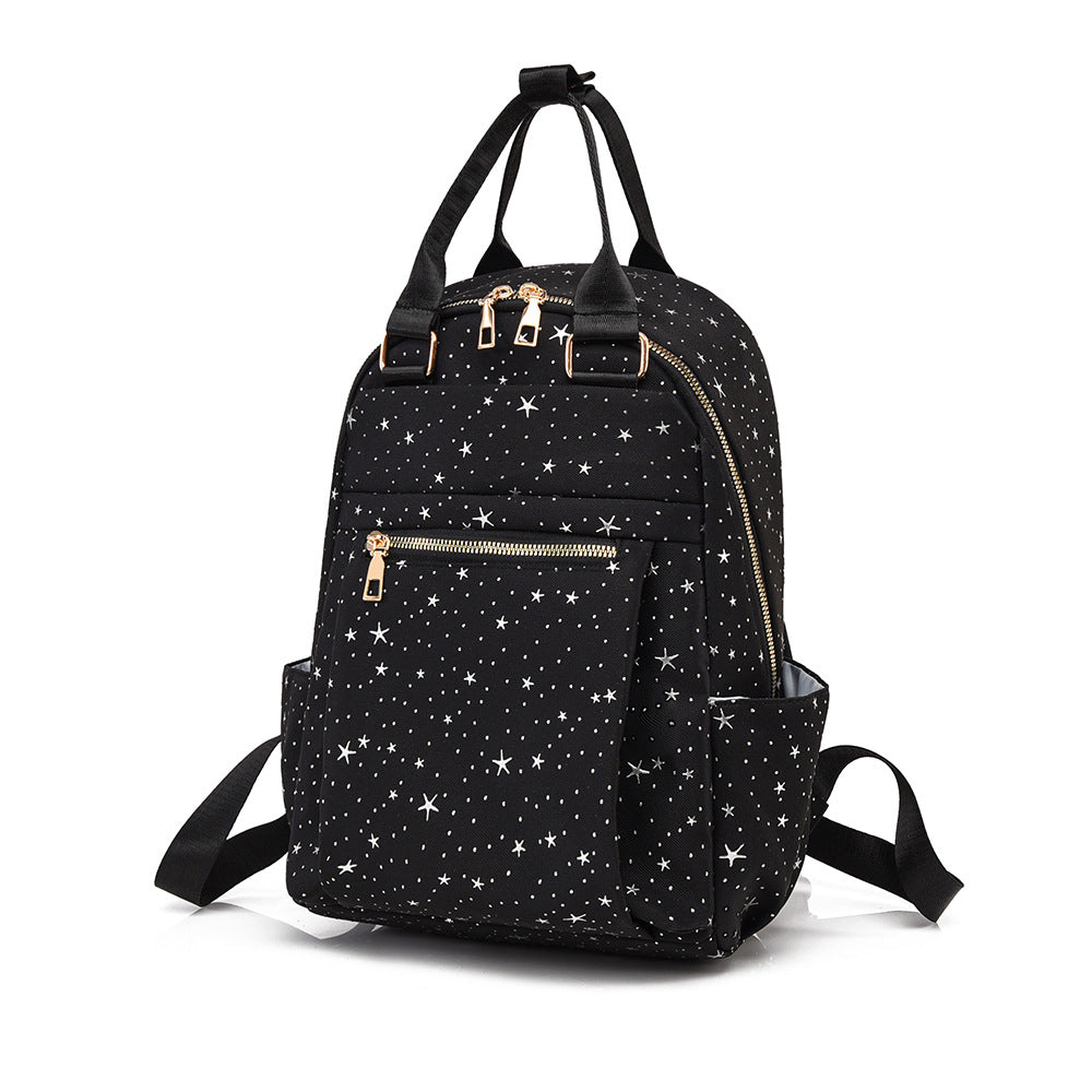 Star Patterned Casual Backpack