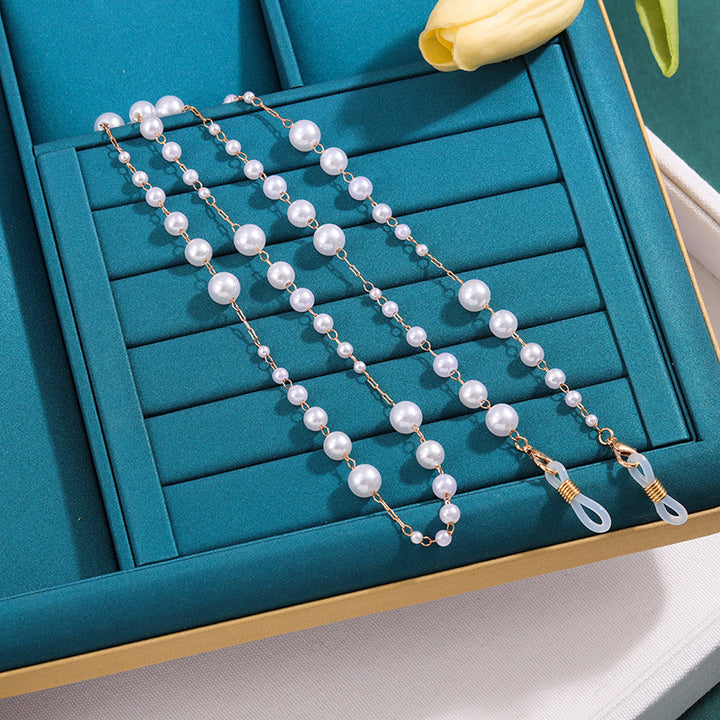 Elegant Pearl Chain Eyewear Chain Bowlift