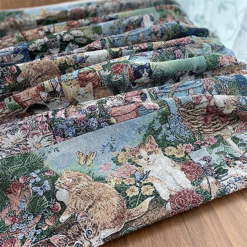 Cozy Cat Print Throw Blanket